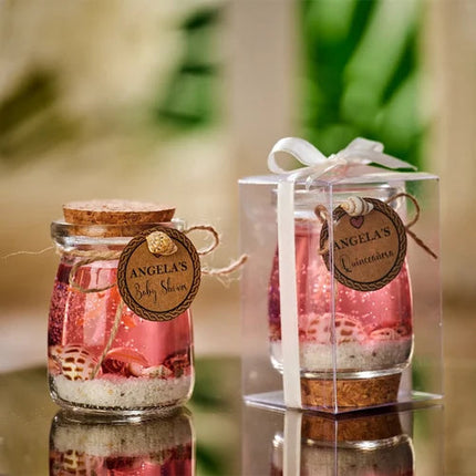 Torocky Ocean Theme Blue Purple Pink Gel Candle