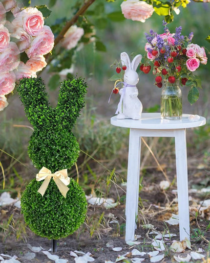 Torocky Artisan-Crafted Bunny Topiary Trees