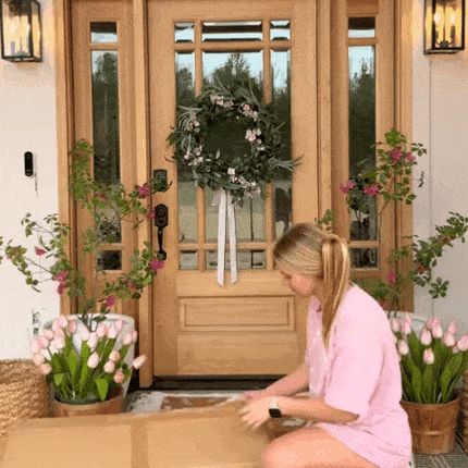 Torocky Artisan-Crafted Bunny Topiary Trees