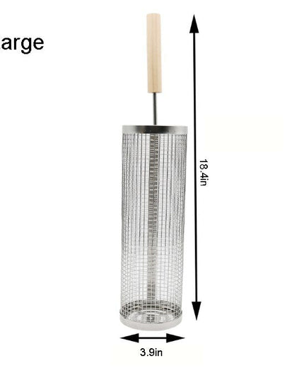 Torocky Rolling Grilling Basket with Handle