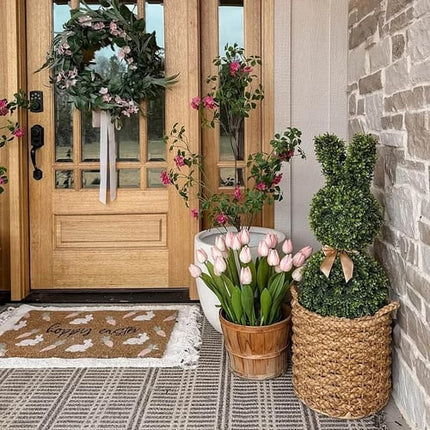 Torocky Artisan-Crafted Bunny Topiary Trees