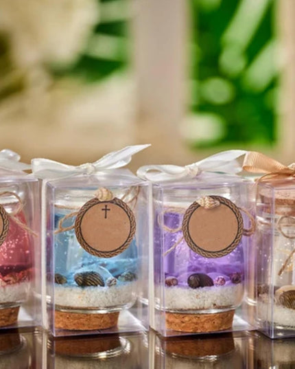 Torocky Ocean Theme Blue Purple Pink Gel Candle