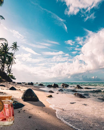 Torocky Ocean Theme Blue Purple Pink Gel Candle