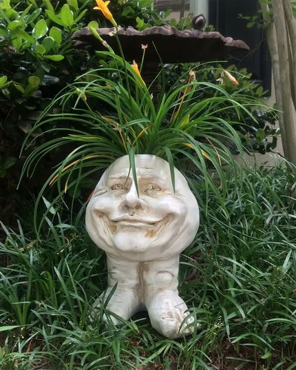 Torocky Face Statue Planter
