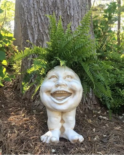 Torocky Face Statue Planter